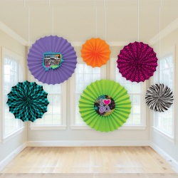 Printed Paper Fans Totally 80's