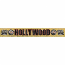 Glitter Fringe Banner Hollywood