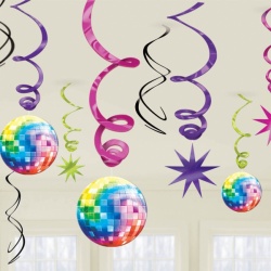 Swirl Decorations Disco Fever 70's