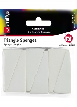 Triangle Sponges, White