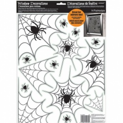 14 Window Spider Stickers