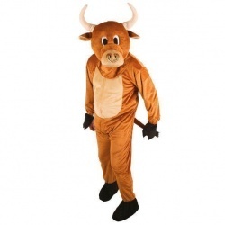 Plush Giant Bull Costume