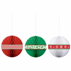Honeycomb Balls Christmas