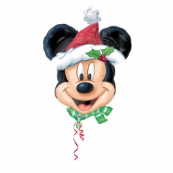 Christmas Mickey Foil Balloon