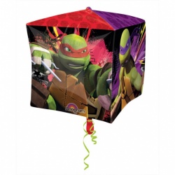 Cube Ninja Turtles Foil Balloon