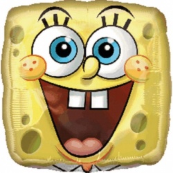 Square Sponge Bob Foil Balloon