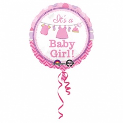 "It's a girl!" Foil Balloon