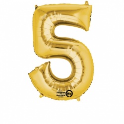 5 Gold Foil Balloon