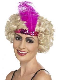 Pink - Flapper Headband