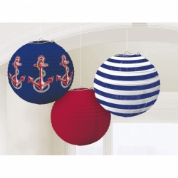 Anchors Aweigh Paper Lanterns