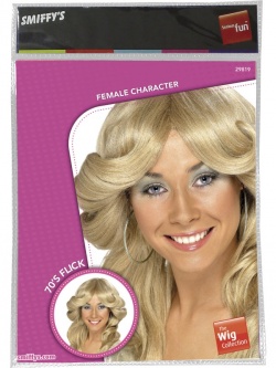 Seventies Flick Wig - Blond