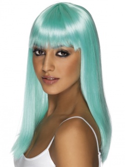 Glamourama Wig - Neon Aqua